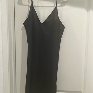 Victoria Black Slip Dress